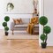 36 Inch Green Tall Artificial Boxwood Topiary Tree in Pot Perfect for Indoor-Outdoor Decor